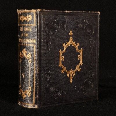 c1840 Book of the United Kingdom Illus Coloured Map-image