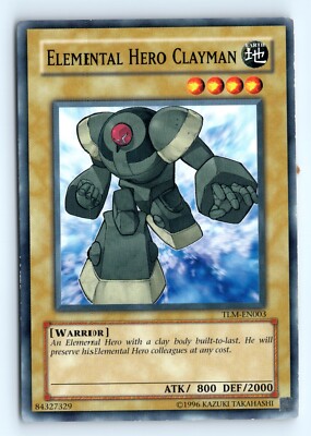 Yu-Gi-Oh Elemental Hero Clayman #TLM-EN003 The Lost Millennium tcg LP-image