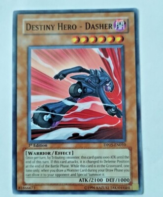 YuGiOh Destiny Hero - Dasher Duelist Pack 5: Aster Phoenix DP05-EN010 1st Ed. -image