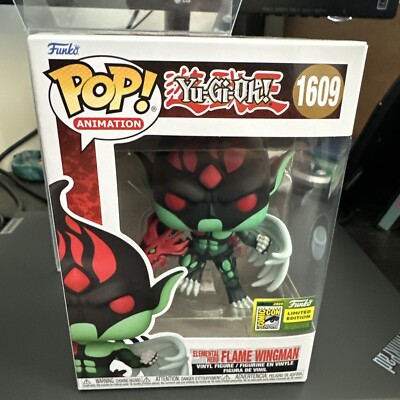 SDCC 2024 *OFFICIAL CON STICKER* FUNKO! YU-GI-OH! ELEMENTAL HERO FLAME WINGMAN-image