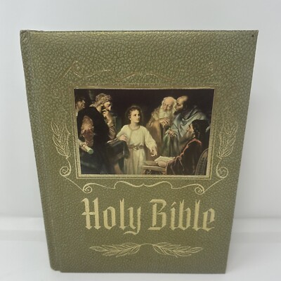 Holy Bible Heirloom Master Reference Edition King James Vers Red Letter Catholic-image