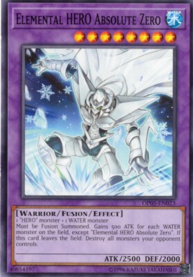 Yu-Gi-Oh! Elemental HERO Absolute Zero Unlimited OP05-EN023 Common LP x1-image
