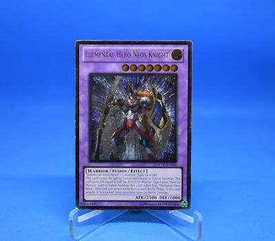 Yu-Gi-Oh! Elemental Hero Neos Knight [EXVC-EN093] Ultimate Rare MP/HP Crease-image