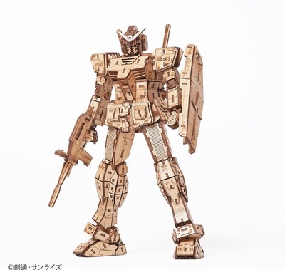 RX-78-2 Gundam First Generation Japanese puzzle Bamboo Art wa-gu-mi NEW-image