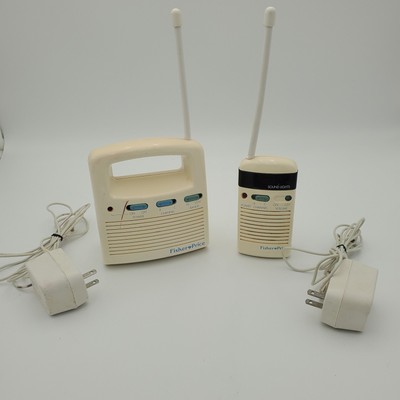 Vintage Fisher Price 1997 Baby/Nursery Monitor 71566 One Unit and Two Cords-image