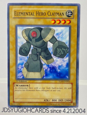 YuGiOh Elemental Hero Clayman  1st Ed TLM- EN003 MINT/NEAR MINT-image