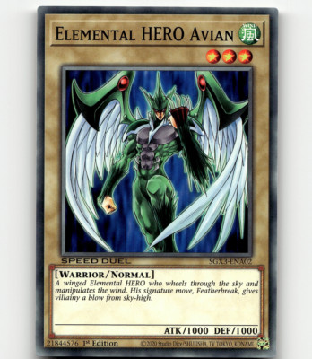 Yugioh Elemental HERO Avian Speed Duel GX: Duelists of Shadows-image