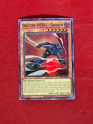 Yu-Gi-Oh! Super Rare Destiny Hero - Dasher OP18-EN004-image