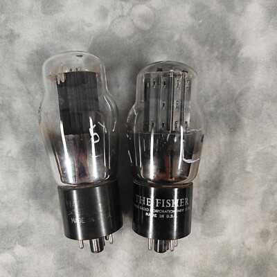 Vintage The Fisher 5Y3G Vacuum Tubes Made in USA 5-Pin Audio Parts-image