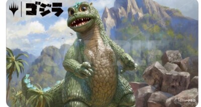 Baby Godzilla Alt Art Ultra Pro Magic Gathering Ikoria Playmat TCG New Tube-image