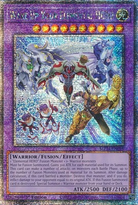 Yugioh! Wake Up Your Elemental HERO - MP24-EN018 - Quarter Century Secret Rare --image