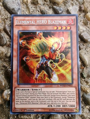 YU-GI-OH! ELEMENTAL HERO BLAZEMAN- 1ST EDITION-image