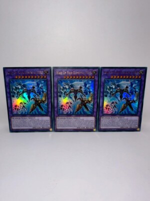 Yu-Gi-Oh 3x Wake Up Your Elemental Hero MAZE-EN014 Ultra Rare 1st Edition-image
