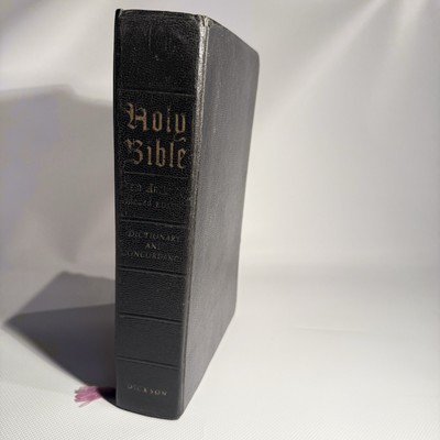 Holy Bible New Analytical Indexed 1971 Dictionary and Concordance, colored maps-image