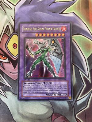EOJ-EN033 Elemental Hero Shining Phoenix Enforcerer Ultra 1st Ed NM Yugioh Card-image