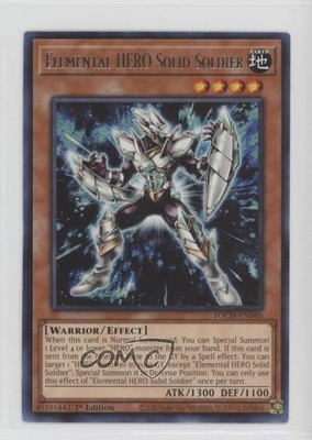 2020 Yu-Gi-Oh! - Toon Chaos 1st Edition Elemental HERO Solid Soldier (R) 00eu-image