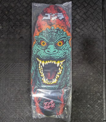 EXTREMELY RARE - Santa Cruz Godzilla Destroyer Skateboard Deck 11 x 32- IN HAND-image