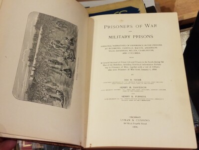 Civil War Confederate Prisons Union POW Accounts Andersonville Map 1890 1st Ed. -image