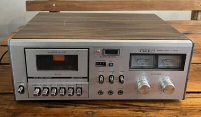 Vintage Fisher Sears Audio Stereo Cassette Deck 143-93242800-image