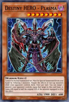 1st ed Destiny HERO - Plasma super rare DESO-EN012 Yugioh-image
