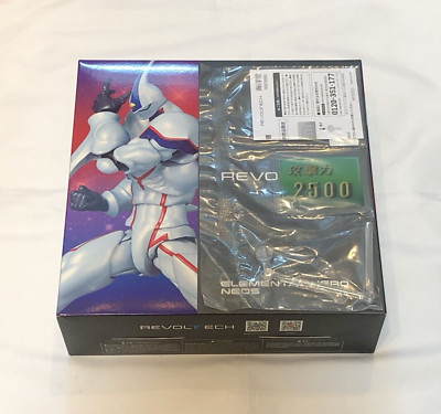 Kaiyodo Revoltech Yu-Gi-Oh! GX Elemental Hero Neos w/ ATK Display Effect Sheet-image
