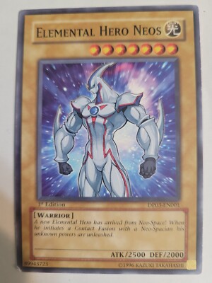 (LP) Elemental Hero Neos - DP03-EN001 1st Edition  YuGiOh BULK DISCOUNT MUSTBUY2-image
