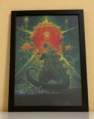 GODZILLA VS Biollante clear file poster Wall hanging Ohrai Noriyoshi Art JAPAN-image