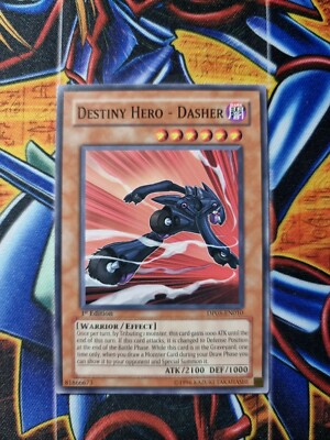 Yugioh Destiny Hero - Dasher DP05-EN010 1st Edition NM Common-image
