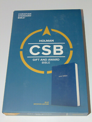 CSB Gift & Award Bible, BLUE Imitation Leather Cover, Christian Standard Bible-image