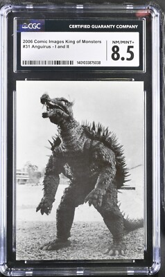 2006 Comic Images GODZILLA King of Monsters card #31 ANGUIRUS CGC 8.5 NM/MINT+-image