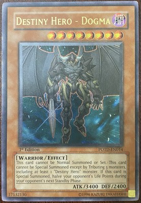 Destiny Hero - Dogma POTD-EN014 Ultimate Rare 1st Edition - YuGiOh-image