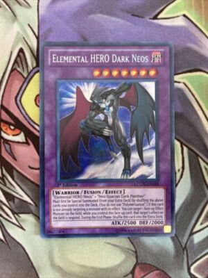 LCGX-EN059 Elemental Hero Dark Neos Secret Rare 1st Edition NM Yugioh Card-image