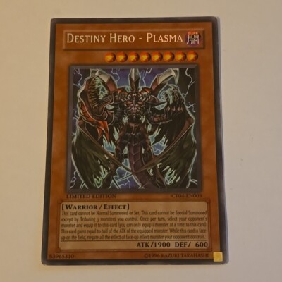 Yugioh Destiny Hero - Plasma - CT04-EN003 - Secret Rare - Limited Edition-image