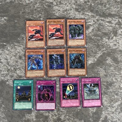Yugioh YU-GI-OH! 10 Card Aster Phoenix Destiny Hero Bundle-image
