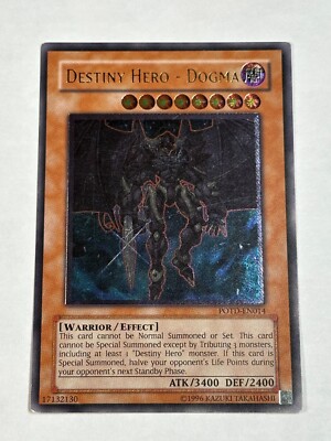 YUGIOH EURO Destiny Hero Dogma POTD-EN014 Ultimate Rare MP-image