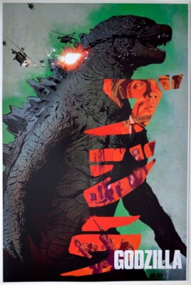 Japanese GODZILLA Movie Print G-image