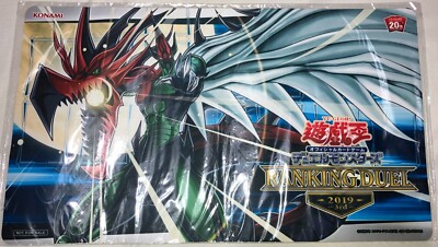 Yu-Gi-Oh Elemental Hero Flame Wingman Playmat Sealed OCG Official Konami-image