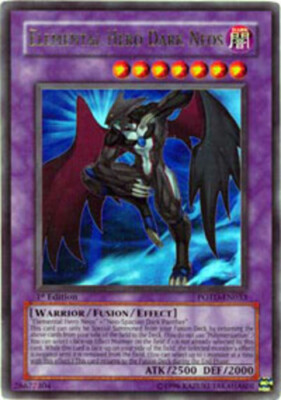 Yugioh! LP Elemental Hero Dark Neos - POTD-EN033 - Ultra Rare - 1st Edition Ligh-image