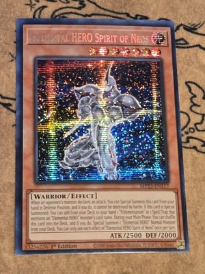 Yugioh Elemental HERO Spirit of Neos MP23-EN117 1st Ed Prismatic Secret Rare NM-image