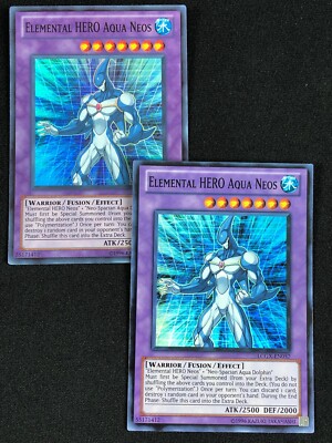 YUGIOH ELEMENTAL HERO AQUA NEOS LCGX-EN057 SUPER X2 (NM)-image