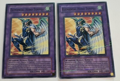 1x Elemental Hero Tempest NM MF02-EN001 Parallel Rare Promo YuGiOh-image