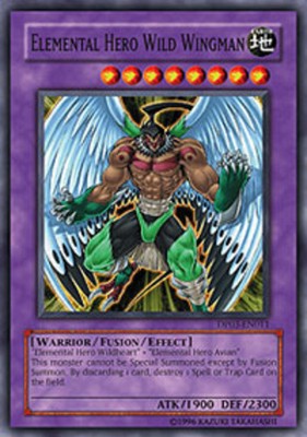 Elemental Hero Wild Wingman - DP03-EN011 - Common - 1st Edition HP YuGiOh!  Duel-image