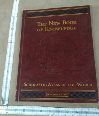 The New Book of Knowledge Scholastic Atlas of the World hardcover-image