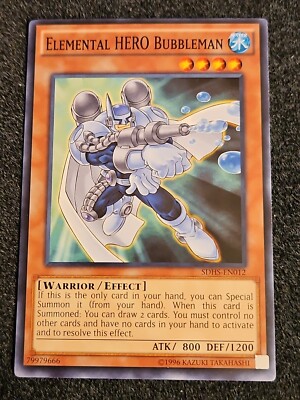 Elemental HERO Bubbleman - SDHS-EN012 - Common - Unl Edition x1 - NM-image