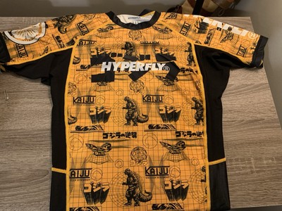 HYPERFLY + Godzilla Orange Grid Set (32 Shorts, Medium Rashguard)-image