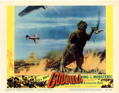 Godzilla Movie Poster Replica 14 x 11