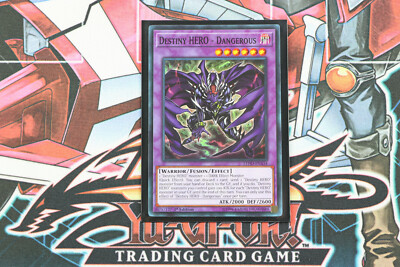 YuGiOh Destiny HERO - Dangerous LEHD-ENA34 1st Edition Common-image
