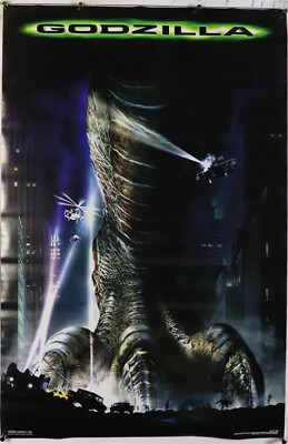 GODZILLA  foot  rare poster 23.25