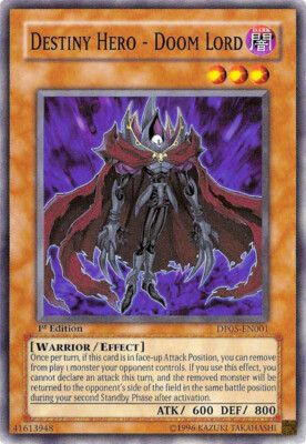 Destiny Hero - Doom Lord - DP05-EN001 - Common - Unlimited Edition x1 - Lightly -image