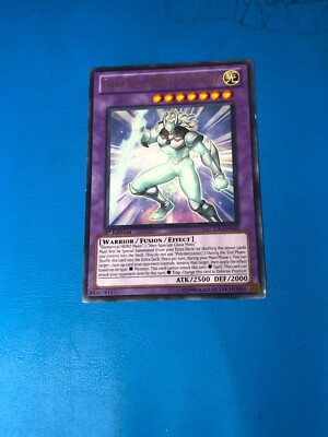 YUGIOH Rare Elemental Hero Glow Neos LCGX-EN061 1st Edition-image